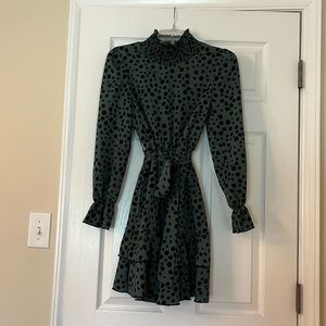 Sweaty rocks high neck mini dress size m